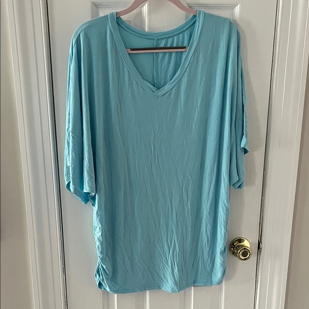 Sky Blue Women's Long Sleeve Top